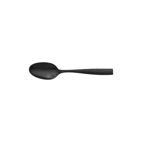 Dessert Spoon 18/10 MATT BLACK FORTESSA Lucca Faceted