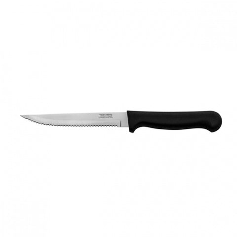 Steak Knife Point Tip Black Handle 220mm TRENTON 