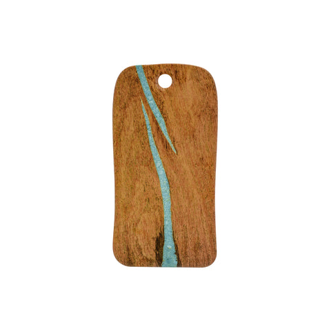 Rectangle Board 381x191mm CHERRY W/TURQUOIS CHEFORWARD Lapis