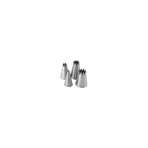 Pastry Tube Set Stainless Steel Star 10Pcs TRENTON 