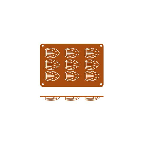 Silicon Mould Madalena 9 Cup FRENTI Silicon