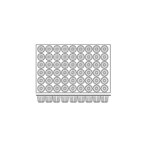 Silicon Mould Canneles 54Cup Size: 56x50mm /80ml FRENTI PROF Silicon