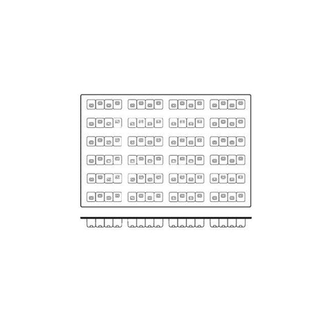 Silicon Mould Kubriqub 24Cup Size: 118x30x32mm /103ml FRENTI PROF Silicon