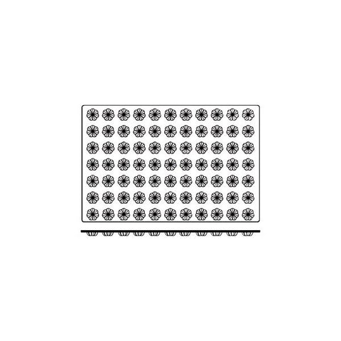 Silicon Mould Mini Charlotte 77Cup Size: 35x15mm /9ml FRENTI PROF Silicon