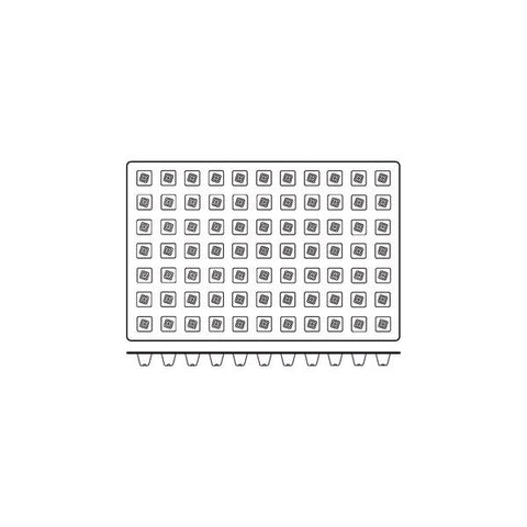 Silicon Mould Mini Pyramid 77Cup Size: 28x28x25mm /11ml FRENTI PROF Silicon