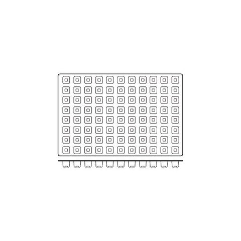 Silicon Mould Mini Cube 88Cup Size: 25x25x24mm /12ml FRENTI PROF Silicon