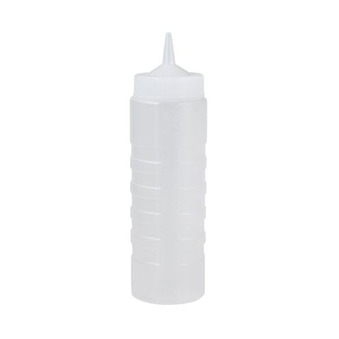 Sauce Bottle 750ml CLEAR BODY  CLEAR TOP CATERRAX 