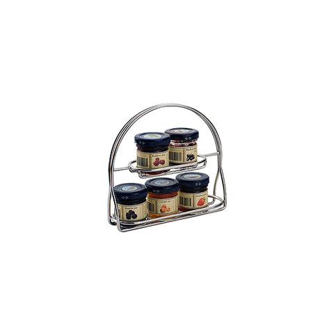 Jam Jar Stand Stainless Steel To Suit 5 Jars ATHENA 