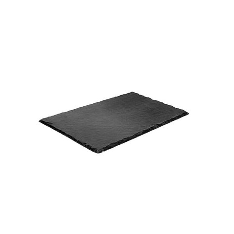 Slate Platter Rectangle 400x250mm BLACK ATHENA Art De Gourmet