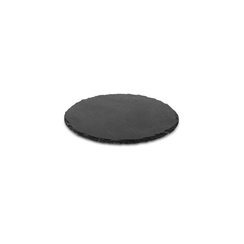 Slate Platter Round 300mm BLACK ATHENA Art De Gourmet