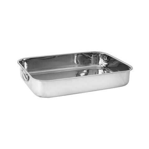 Roast Pan Stainless Steel 450x320x85mm TRENTON Drop Handles