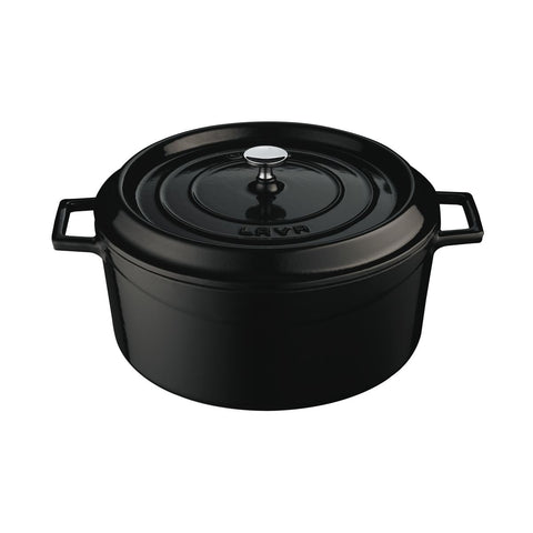 Casserole Round 9.0Lt 320mm BLACK LAVA Trendy