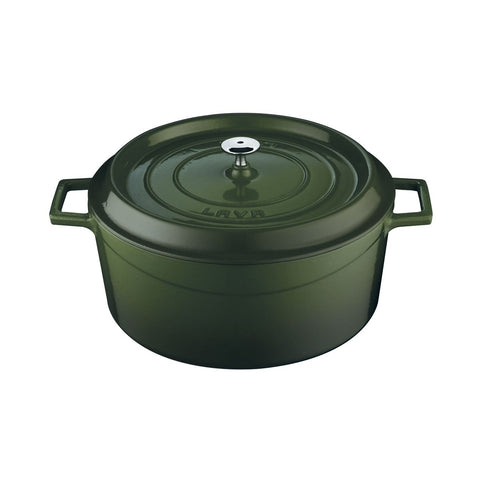 Casserole Round 9.0Lt 320mm GREEN LAVA Trendy