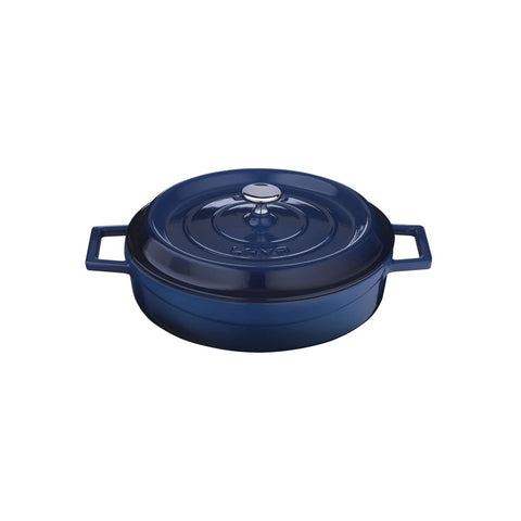 Casserole Round Low 3.4Lt 280mm BLUE LAVA Trendy