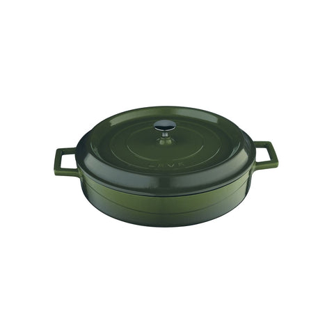 Casserole Round Low 3.4Lt 280mm GREEN LAVA Trendy