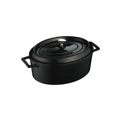 Casserole Oval 4.8Lt 290mm BLACK LAVA Trendy