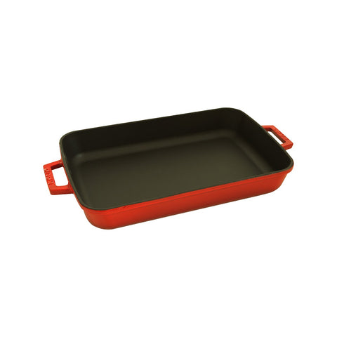 Rectangle Dish 470x260mm 63mm H 4.86Lt RED LAVA Roasting