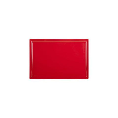 Rectangle Platter 300x220mm RED RYNER Melamine 