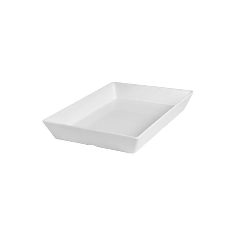 Rectangle Deep Dish 350x250x50mm WHITE RYNER Melamine 