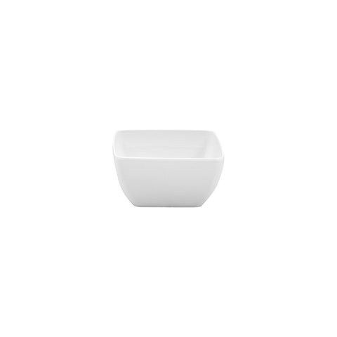 Rounded Square Bowl 130x130x70mm WHITE RYNER Melamine 