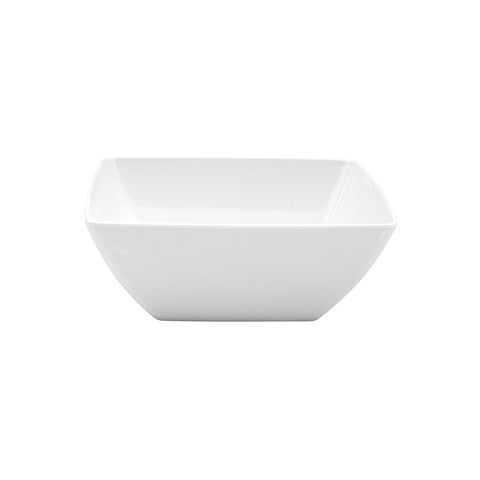 Rounded Square Bowl 270x270x105mm WHITE RYNER Melamine 