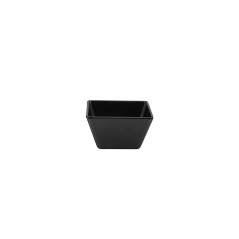 Square Bowl 90x90x55mm BLACK RYNER Melamine 