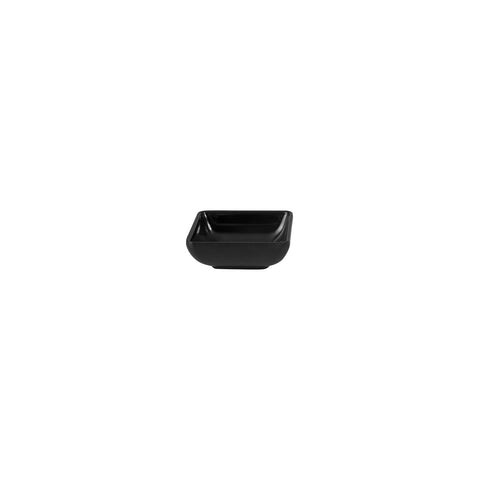 Square Sauce Dish 70x70mm BLACK RYNER Melamine 