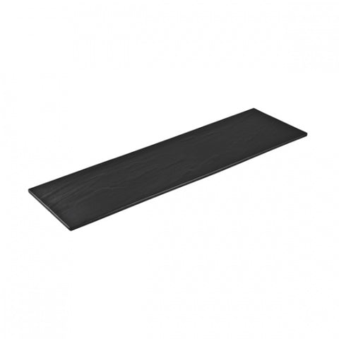 Rectangle Flat Platter 525x160mm BLACK RYNER Melamine Taroko