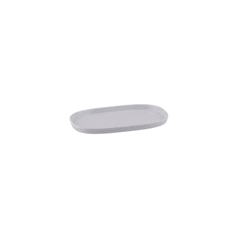 Rectangle Dish 1/4 Size 20mm Deep STONE WHITE RYNER Melamine Pebble