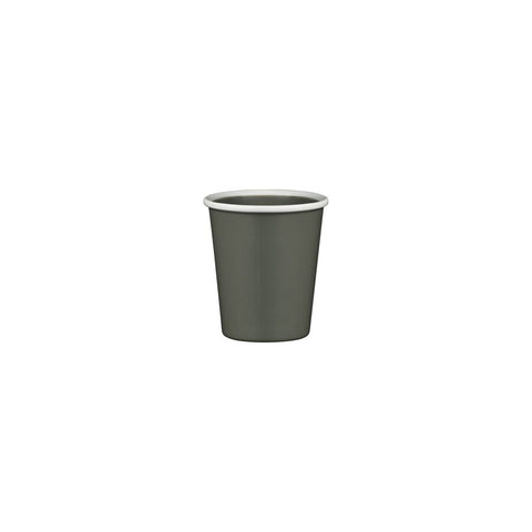 Cup 80x80x94mm GREY W/WHITE LINE RYNER Melamine Evoke