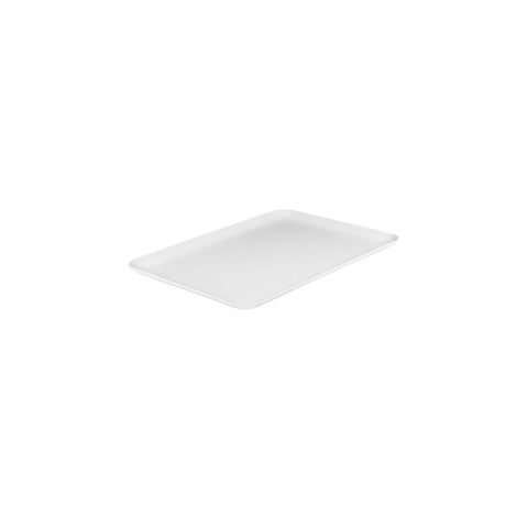 Rectangle Coupe Platter 205x140mm WHITE RYNER Melamine 