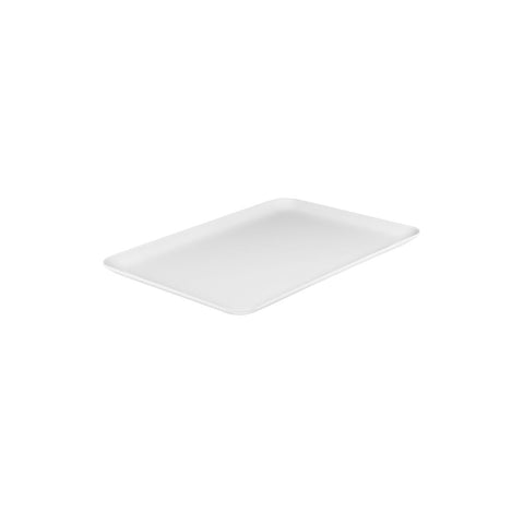 Rectangle Coupe Platter 330x230mm WHITE RYNER Melamine 