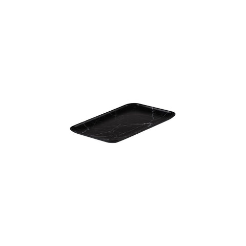 Rectangle Coupe Platter 290x200mm BLACK MARBLE RYNER Melamine 