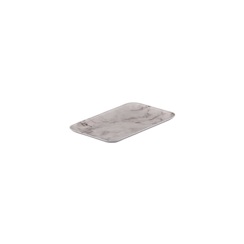 Rectangle Coupe Platter 290x200mm WHITE MARBLE RYNER Melamine 