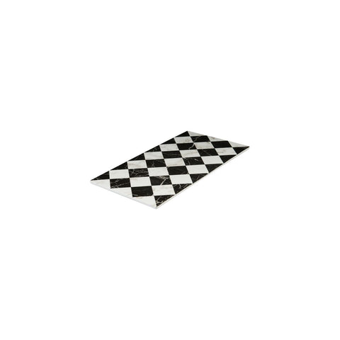 Rectangle Flat Platter 325x176mm CHECKERED RYNER Melamine 