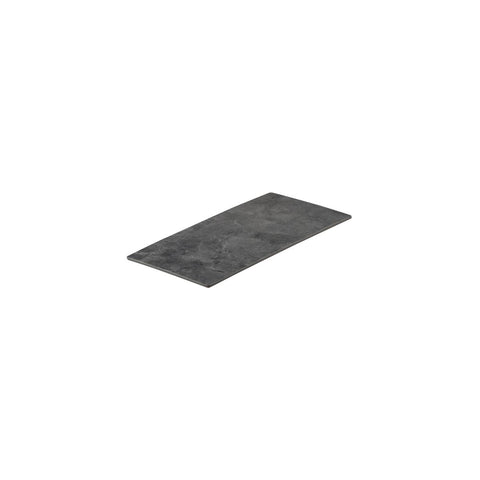 Rectangle Flat Platter 325x175mm DARK CONCRETE RYNER Melamine 