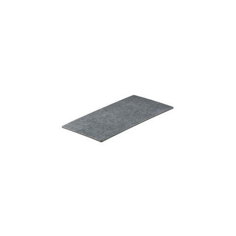 Rectangle Flat Platter 325x175mm LIGHT CONCRETE RYNER Melamine 