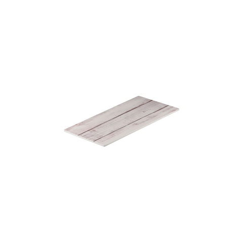 Rectangle Flat Platter 325x175mm WHITEWASH RYNER Melamine 