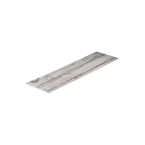 Rectangle Flat Platter 525x160mm WHITEWASH RYNER Melamine 