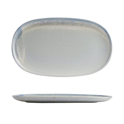 Oval Coupe Plate 405X240mmMODA PORCELAIN Cloud