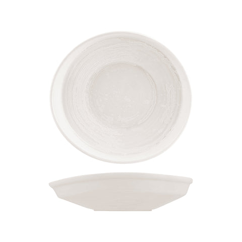 Organic Bowl/Plate 250X235mmMODA PORCELAIN Snow