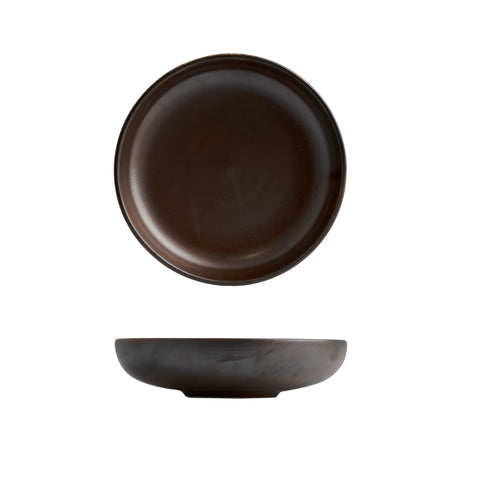 Round Share Bowl 215mmMODA PORCELAIN Rust