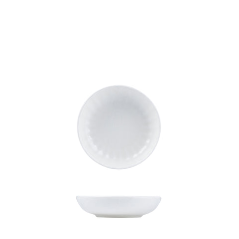 Round Bowl 155mm Scallop MODA PORCELAIN Snow