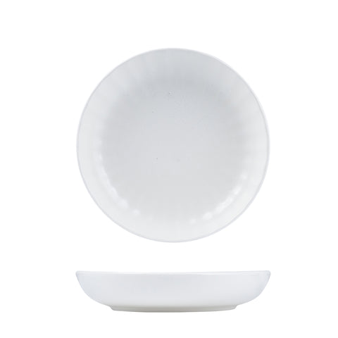 Share Bowl 230mm Scallop MODA PORCELAIN Snow