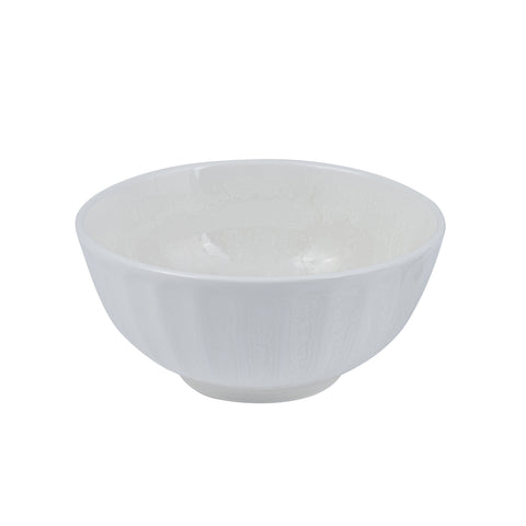 Round Bowl 180mm Scallop MODA PORCELAIN Snow