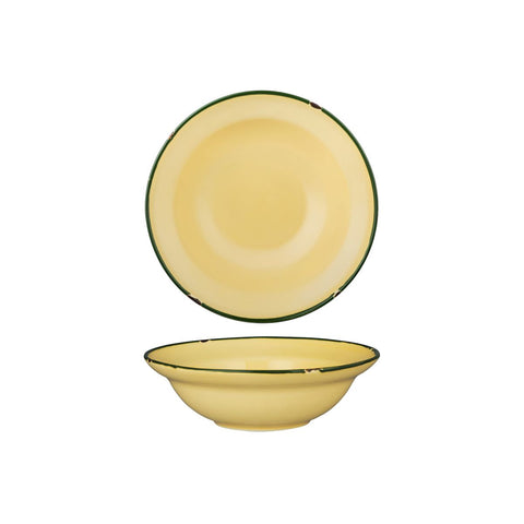 Round Bowl 190mm 380ml SAND W/GREEN LINE LUZERNE Tintin