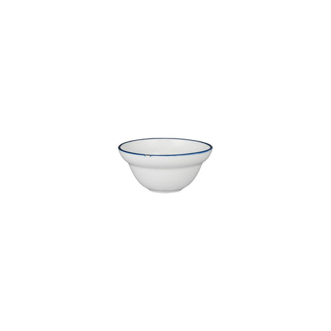 Round Bowl 120mm 140ml WHITE W/NAVY LINE LUZERNE Tintin