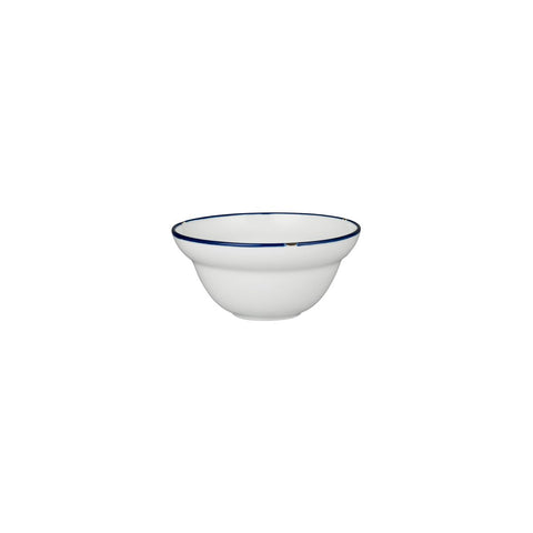 Round Bowl 150mm 300ml WHITE W/NAVY LINE LUZERNE Tintin