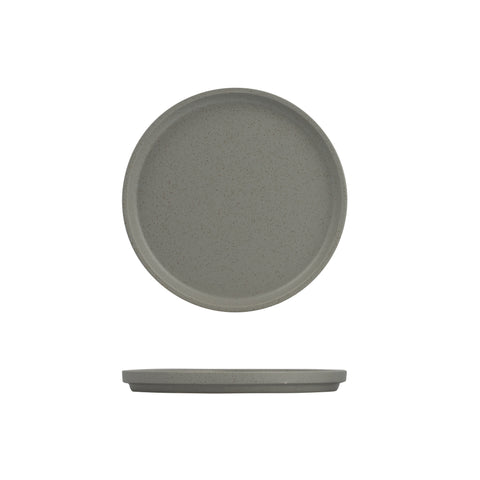 Stackable Round Plate 235mm ASH LUZERNE Dune