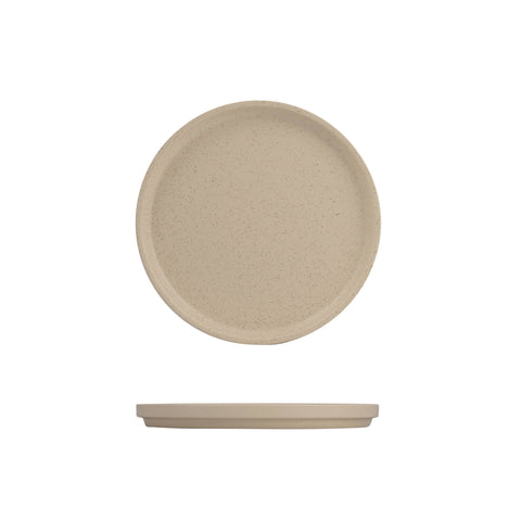 Stackable Round Plate 235mm CLAY LUZERNE Dune